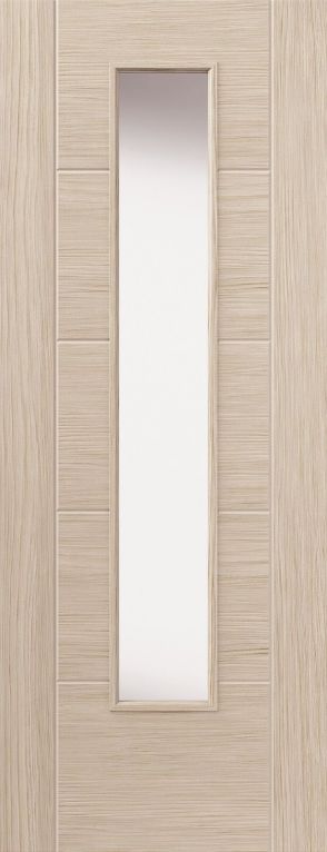 JB Kind Ivory Glazed Prefinished Internal Door  - 838 x 1981 x 35mm